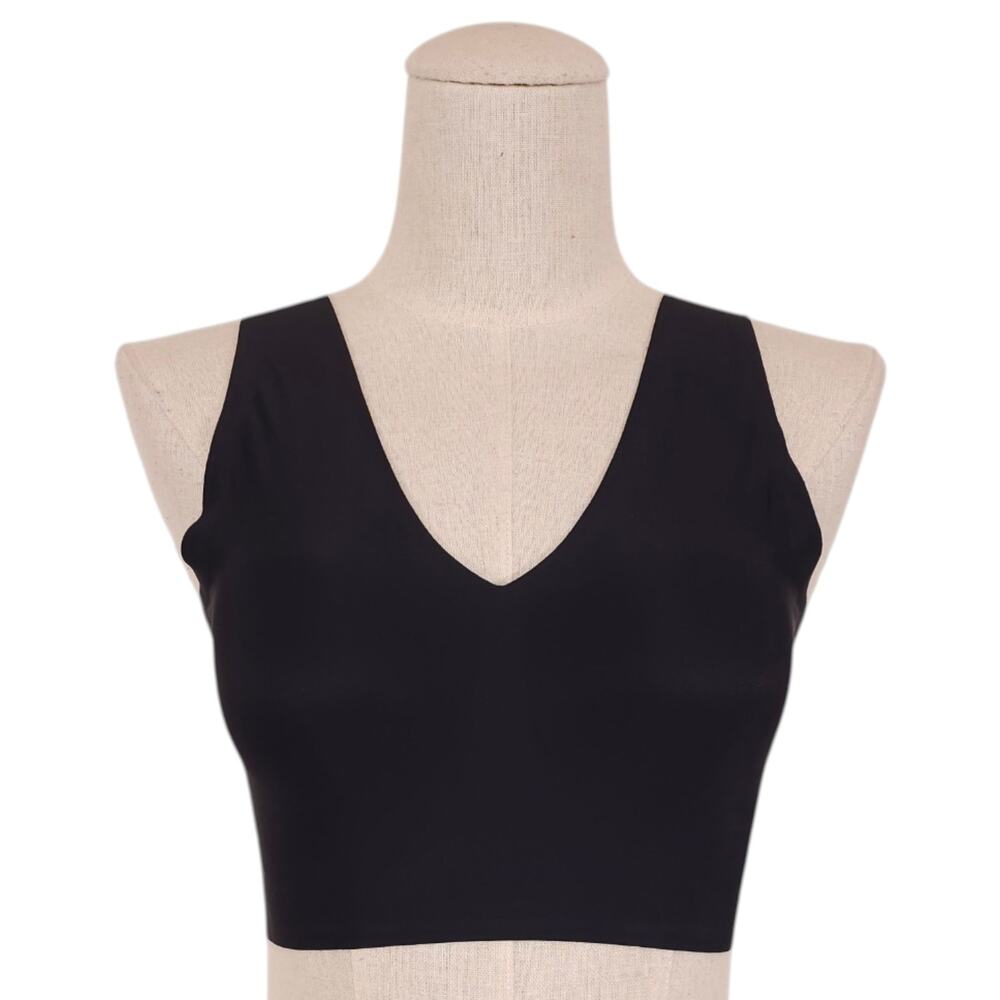NWT Thirdlove Smoothing V Neck Wireless Bra Black Sz Medium